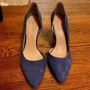 NWOB - Blue Suede Shoes! - Women's  D'Orsay Pointed Toe Pumps